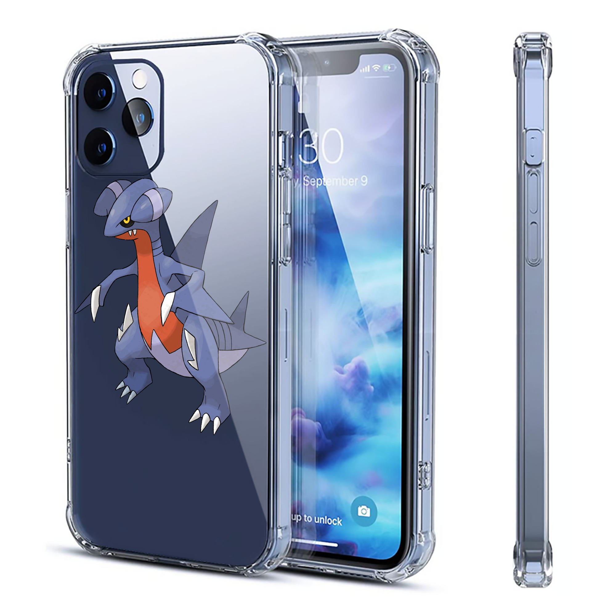 （画像用） ポケットモンスター Pokémon 【iPhone 12シリーズ対応】透明スマホケース（クリアソフトケース）